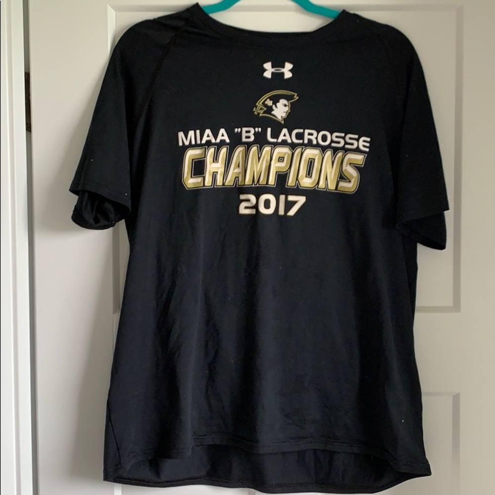 John Carroll High school lacrosse short sleeve